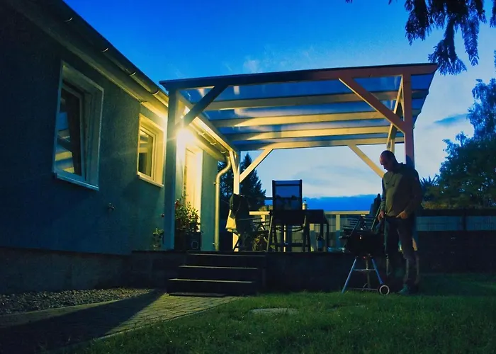 Waldgefluester 70 Qm I Ueberdachte Terrasse I 2 Schlafzimmer I Strandnah Joachimsthal