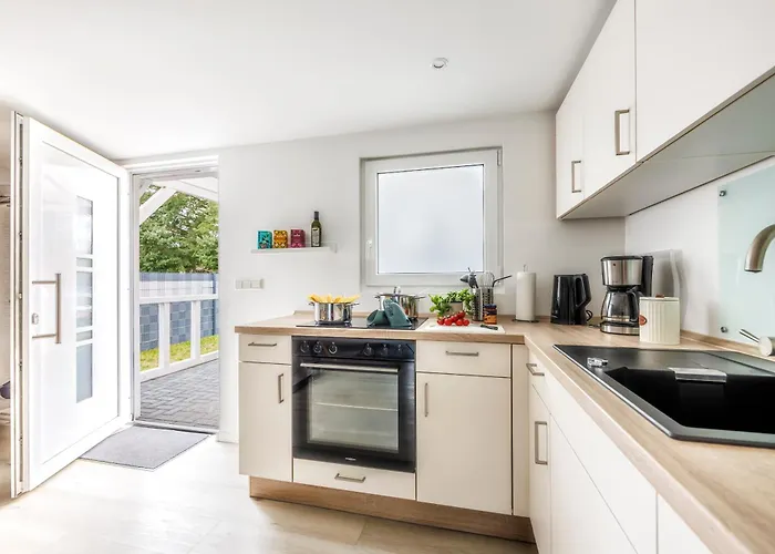 Waldgefluester 70 Qm I Ueberdachte Terrasse I 2 Schlafzimmer I Strandnah Tatil Evi Joachimsthal